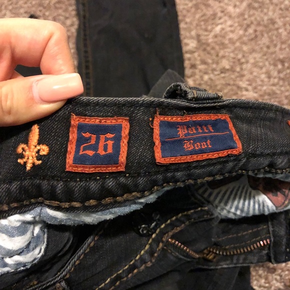 Rock Revival Bootcut Jeans Size 26 - Picture 3 of 4